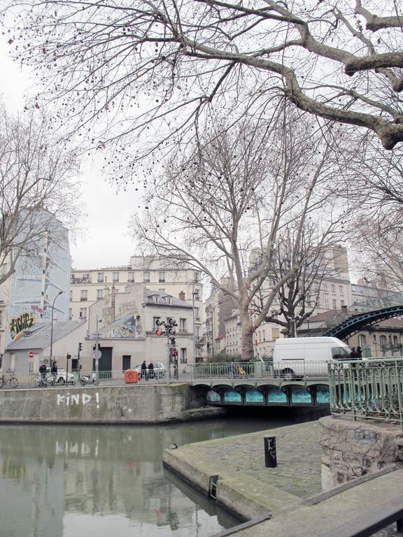 Studio Canal Saint Martin Appartement Parijs
